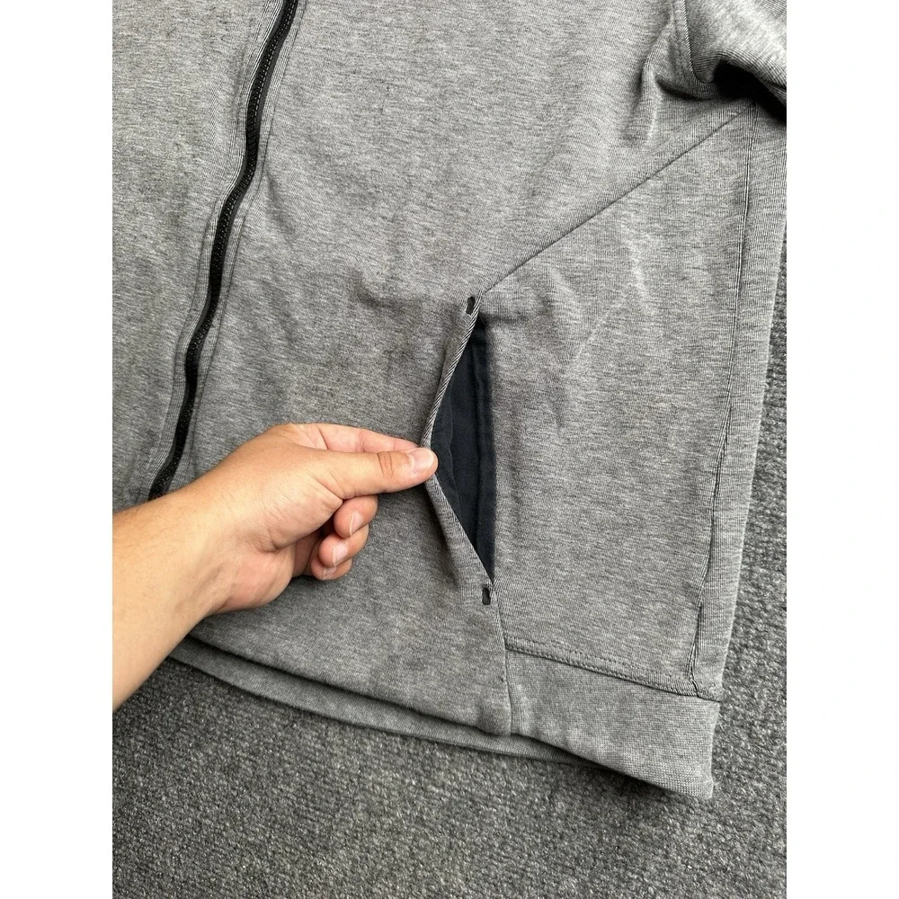 Womens Hoodie Nike Full Zip Gray, Size 1X